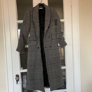 BRAND NEW W/ TAGS Reformation plaid coat